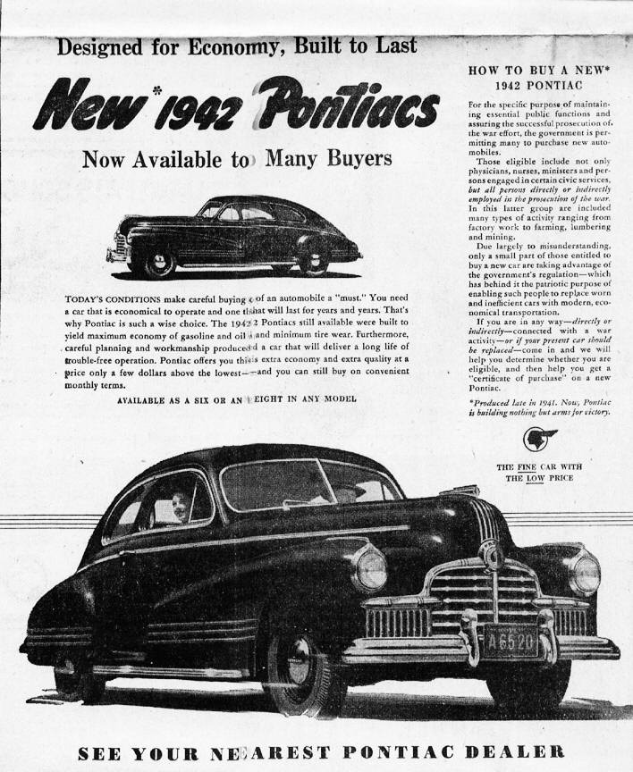 1942 Pontiac 6